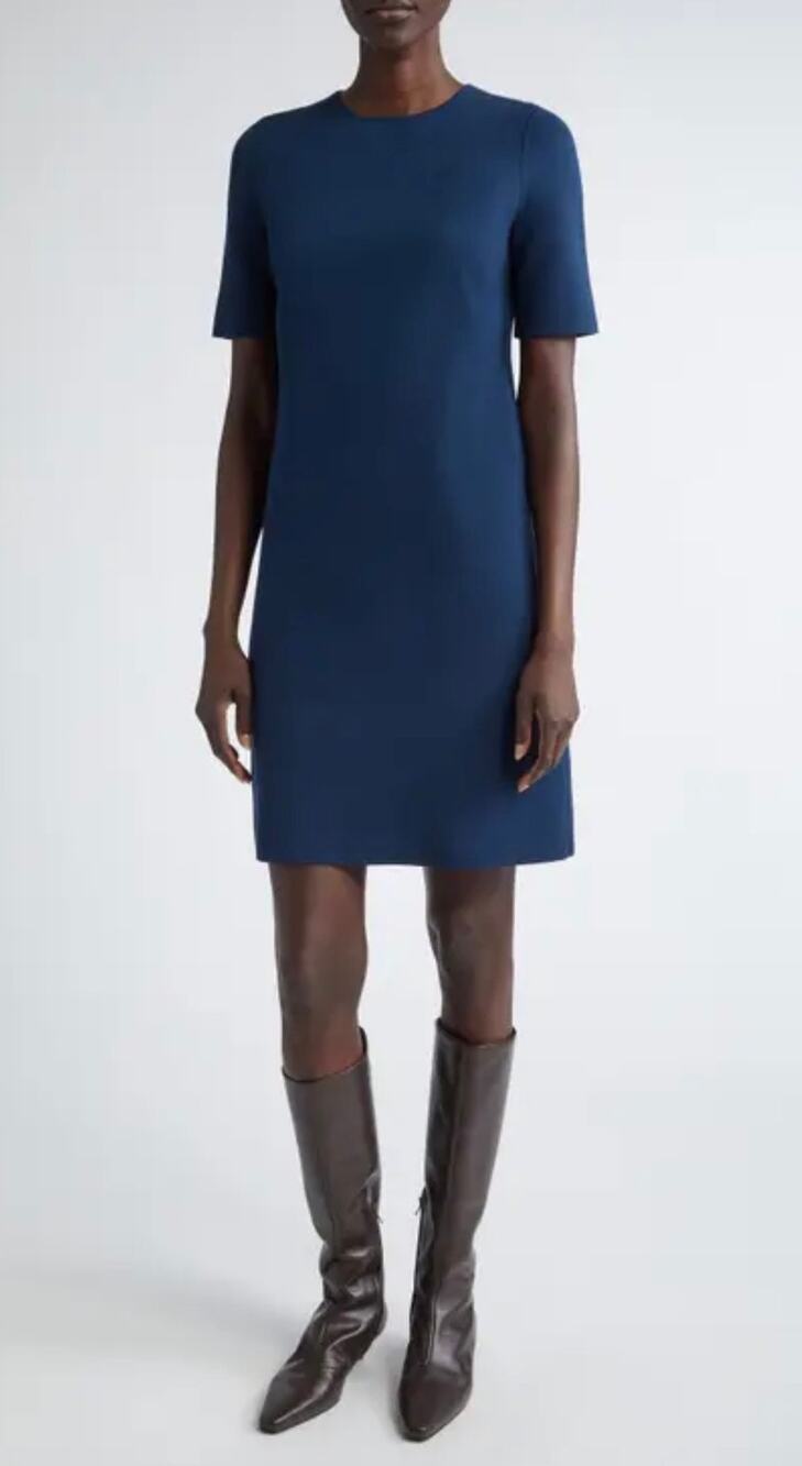 Lafayette 148 New York Knit Dress - Lido Blue, Small